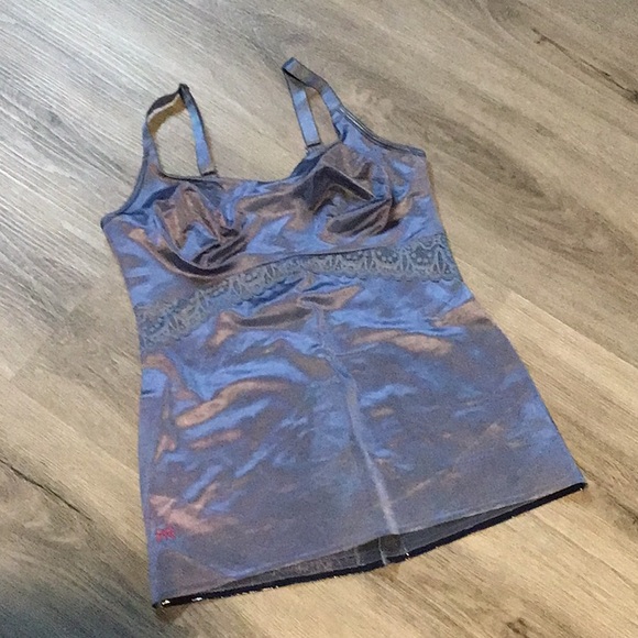 NEW Ruby Ribbon Lace Cami Midnight Teal Woman's Cami Size 36 - Picture 2 of 9